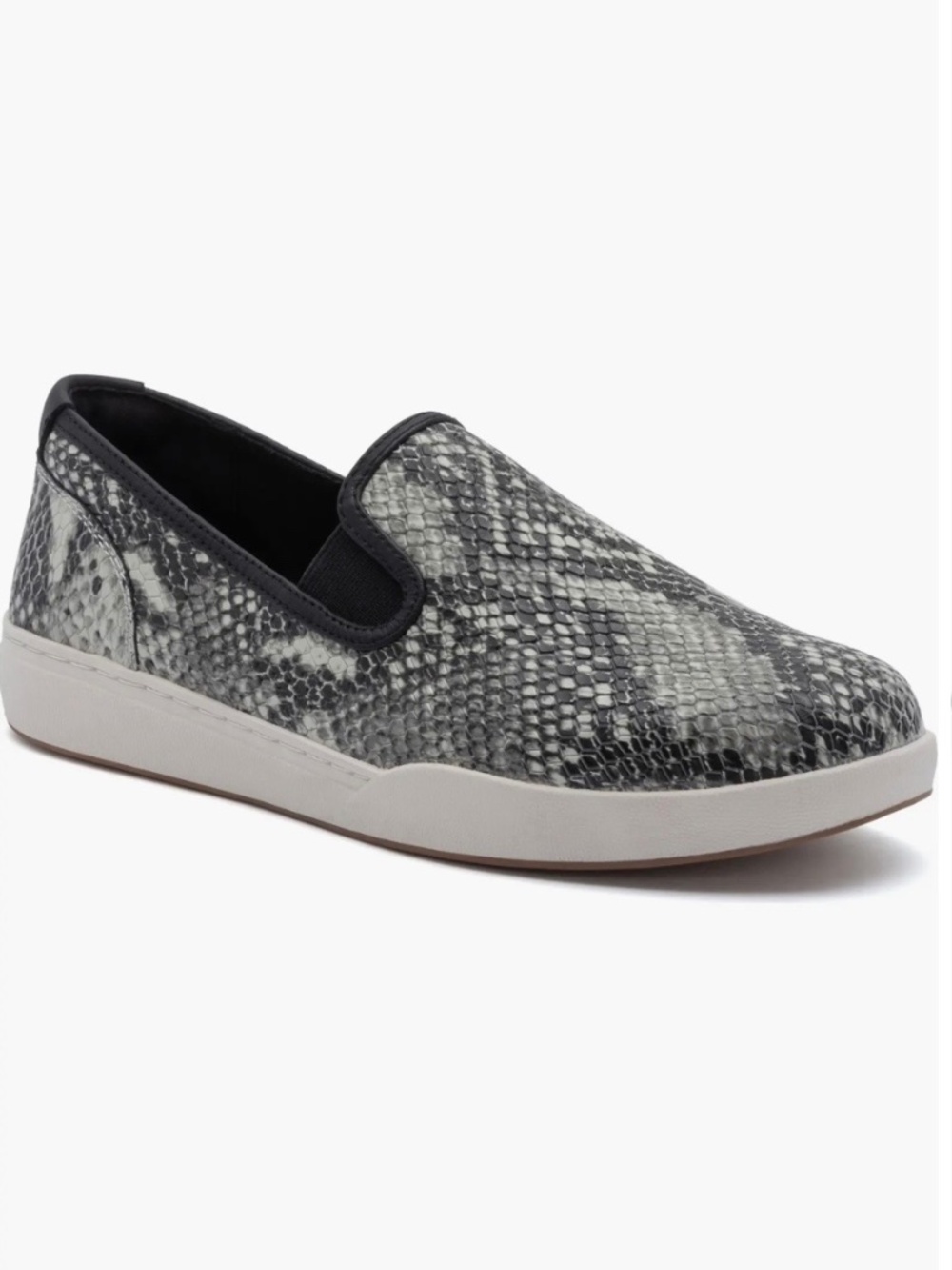 ABEO Slide on Snake Print Sneaker